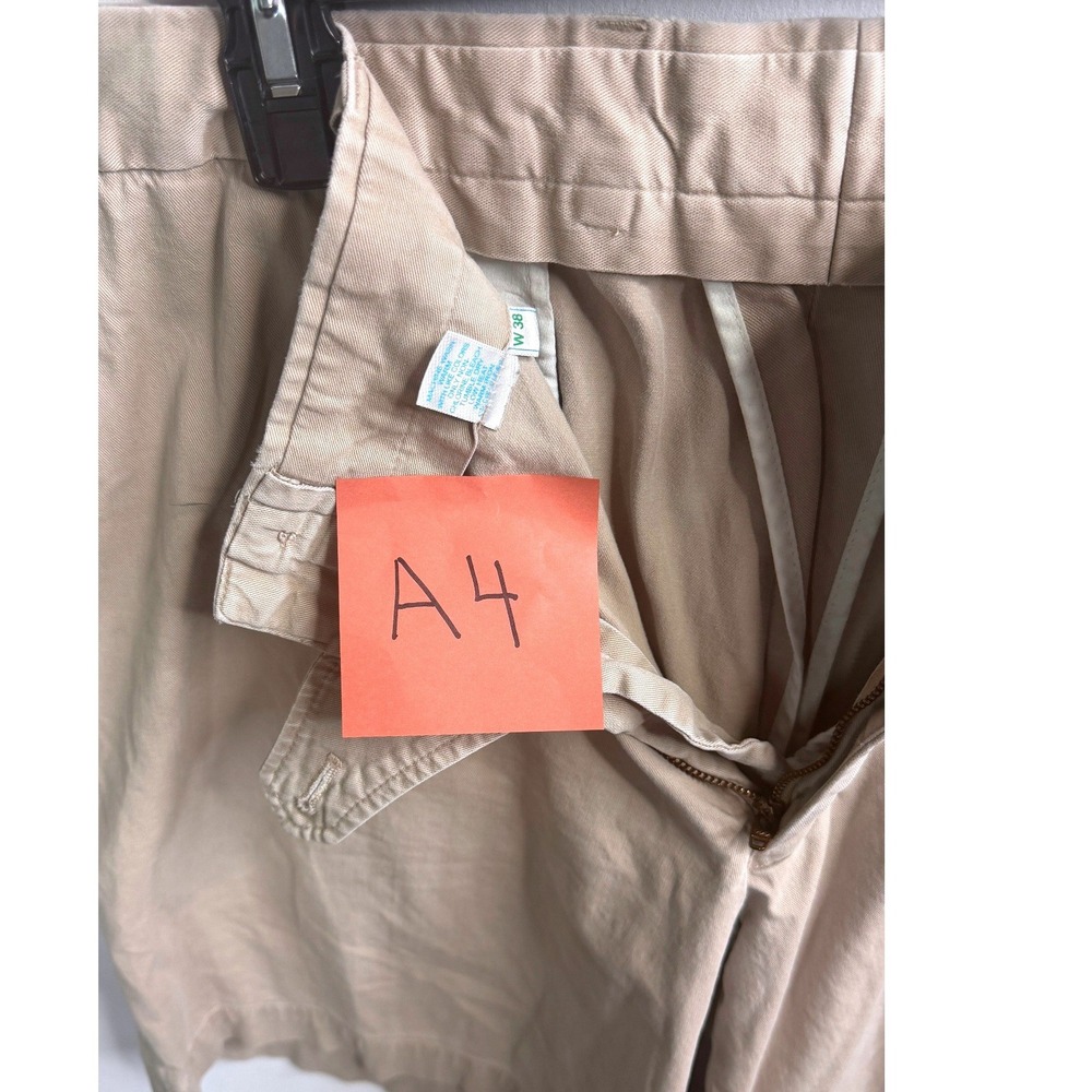 Southern Tide Mens Channel Marker Khaki Tan Flat Front Chino Shorts Size 36 - Picture 3 of 4